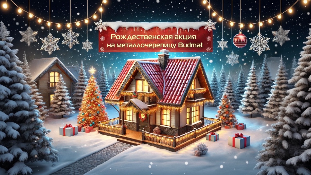 Зачем покупать металлочерепицу в декабре?